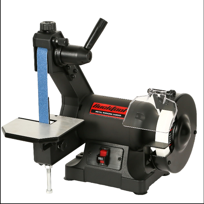 Bucktool Bench Belt Sander and Grinder BG1600 - Bucktool