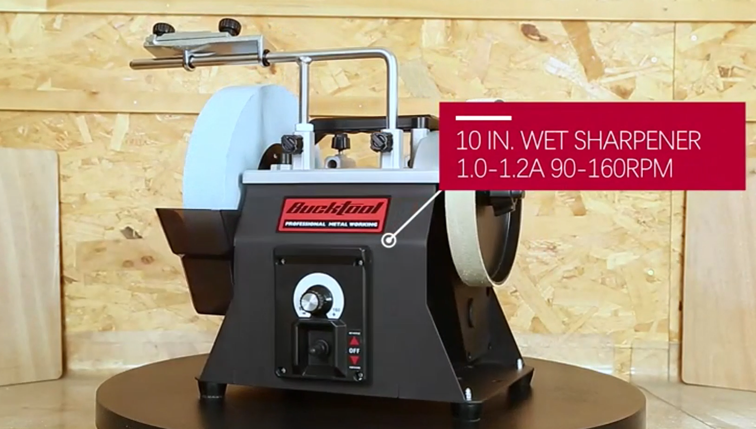 Introducing the Bucktool SCM8103 10-Inch Wet Stone Sharpening System