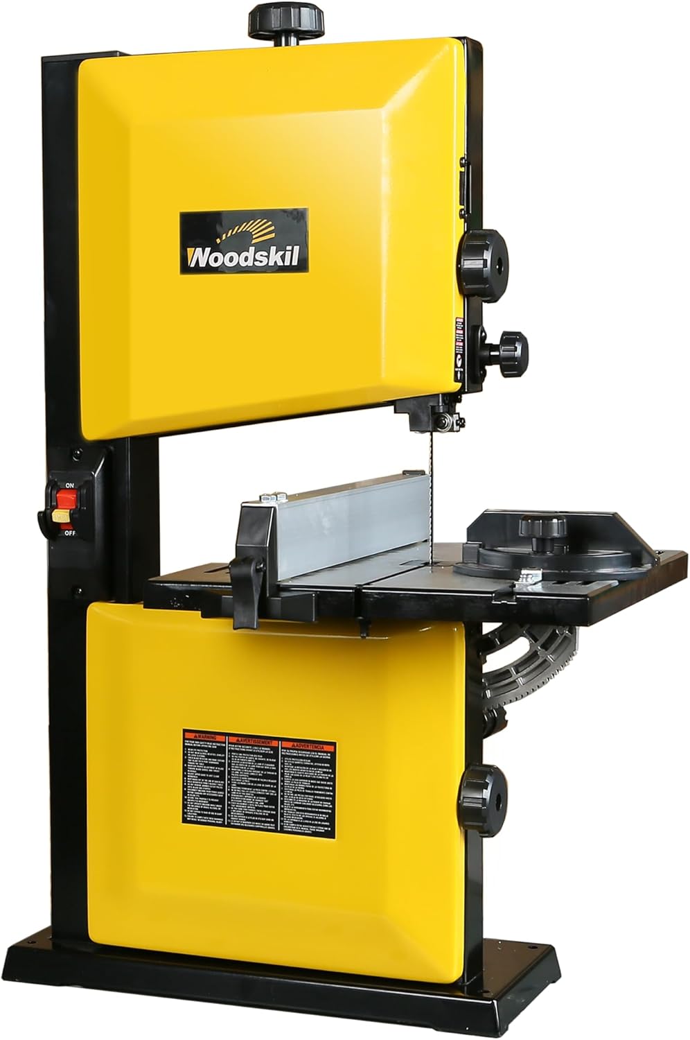 3-Amp 9-Inch 2500FPM Benchtop Bandsaw with Removable Safty Key, Cast Aluminum Table