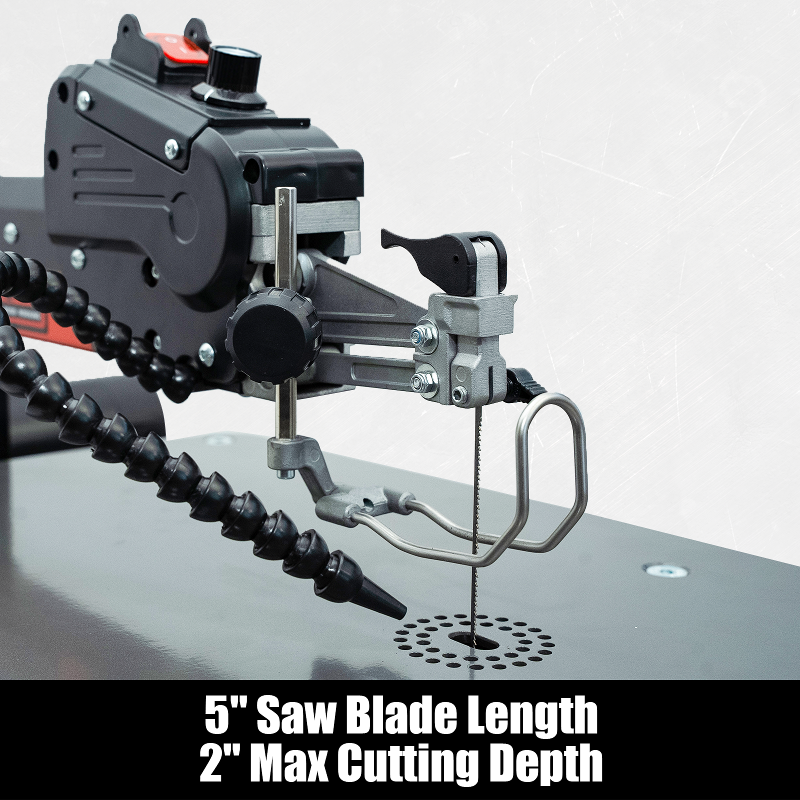 Bucktool 16 Inch Variable Speed Scroll Saw, 1.3A Power Scroll Saws for Woodworking SSA16GV