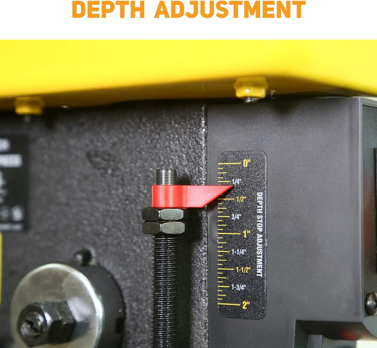 8 Inch Drill Press, 2.3 Amp 5-Speed Bench Drill Press with Laser Guide and Cast Iron Worktable