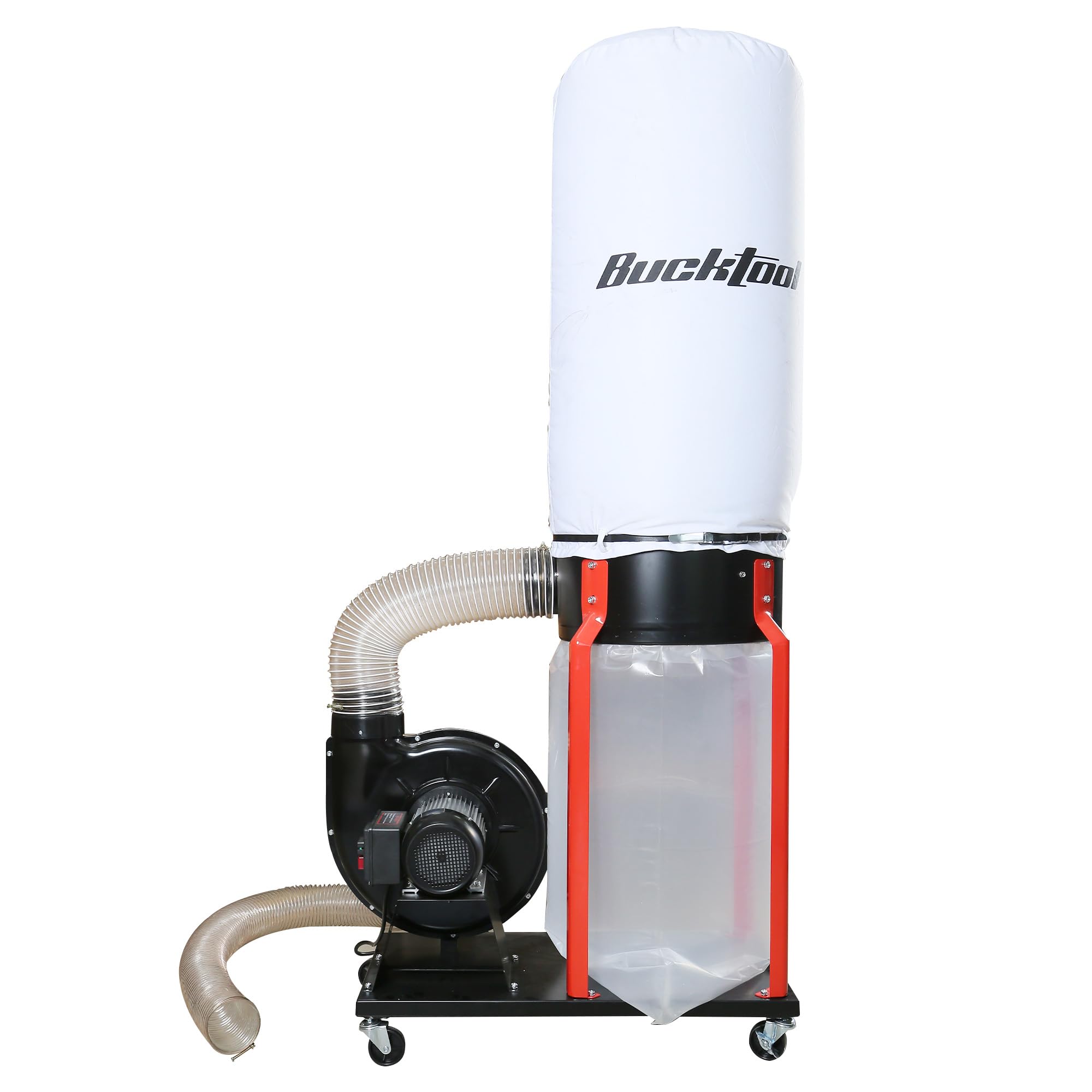 BUCKTOOL 1-1/2HP 1100 CFM Dust Collector for Woodworking with Movable Base - DC1100