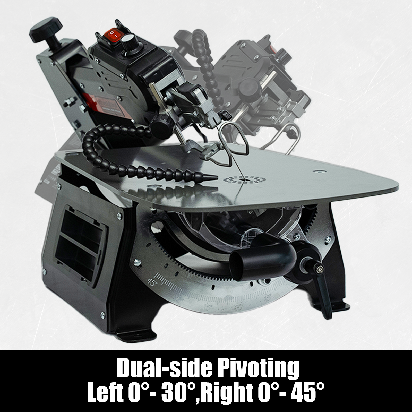 Bucktool 16 Inch Variable Speed Scroll Saw, 1.3A Power Scroll Saws for Woodworking SSA16GV