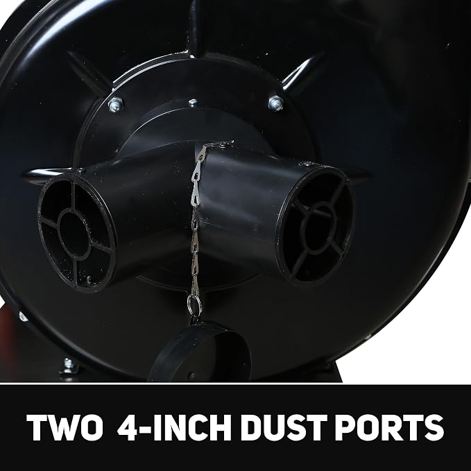 BUCKTOOL DC1100 1-1/2HP 1100 CFM Woodworking Dust Collector with 2-Micron Canister Filter