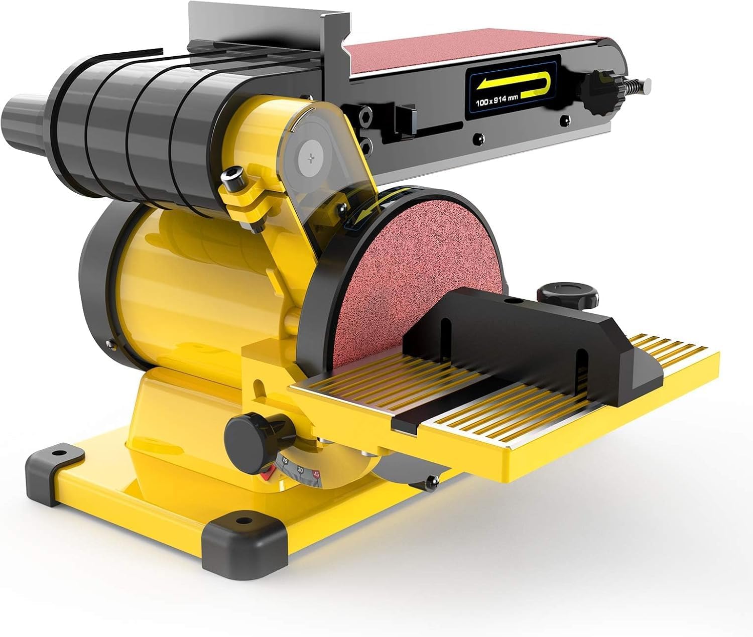 Woodskil 4.3A Belt Sander, 4 x 36 in. Belt & 6 in. Disc Sander BD-4602